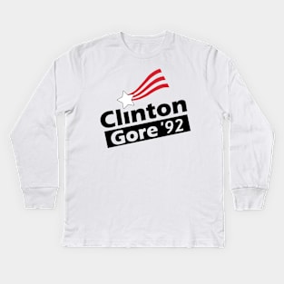 Clinton Gore '92 Kids Long Sleeve T-Shirt